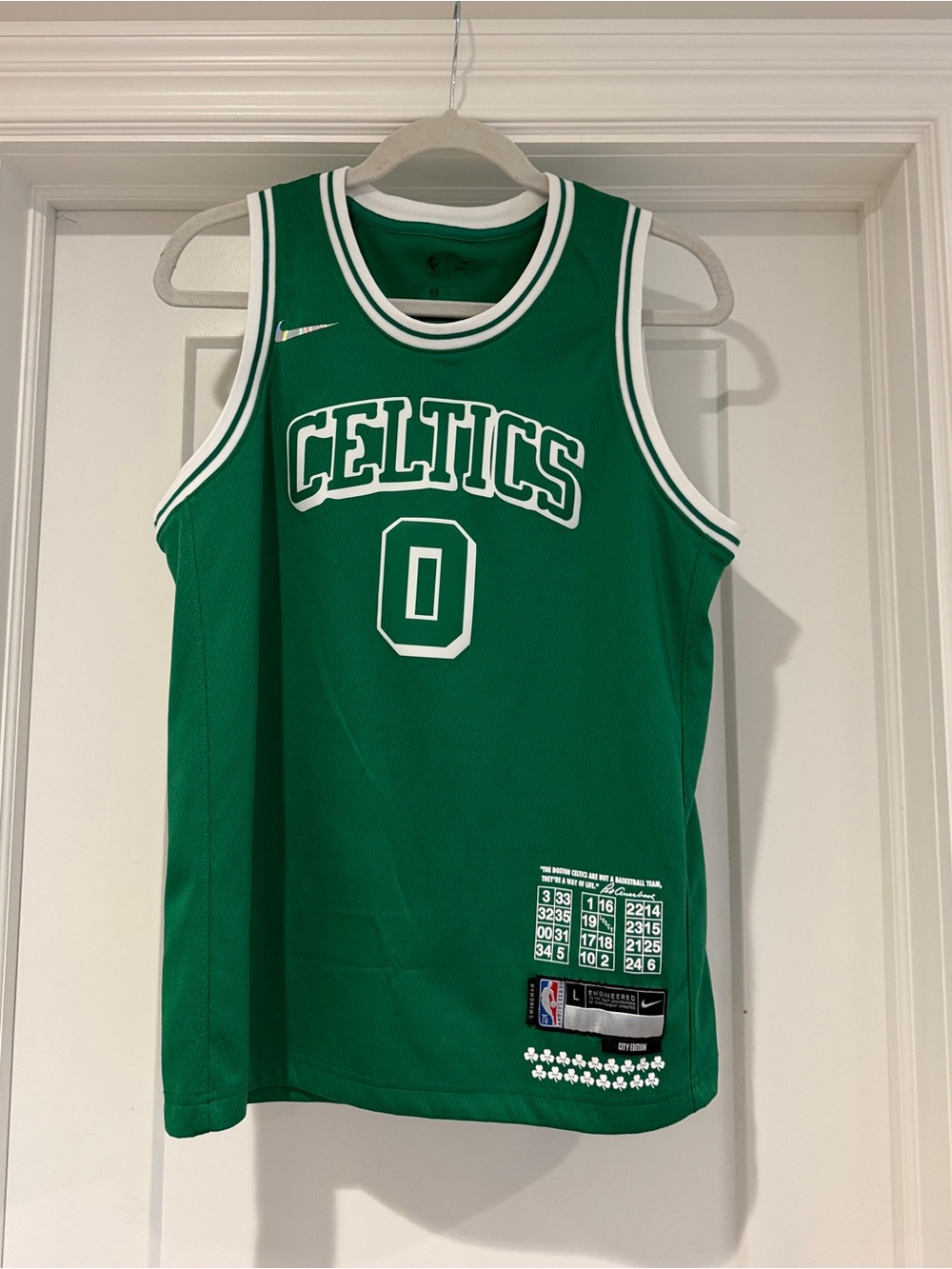 Nike Green Boston Celtics #0 Basketball Jersey